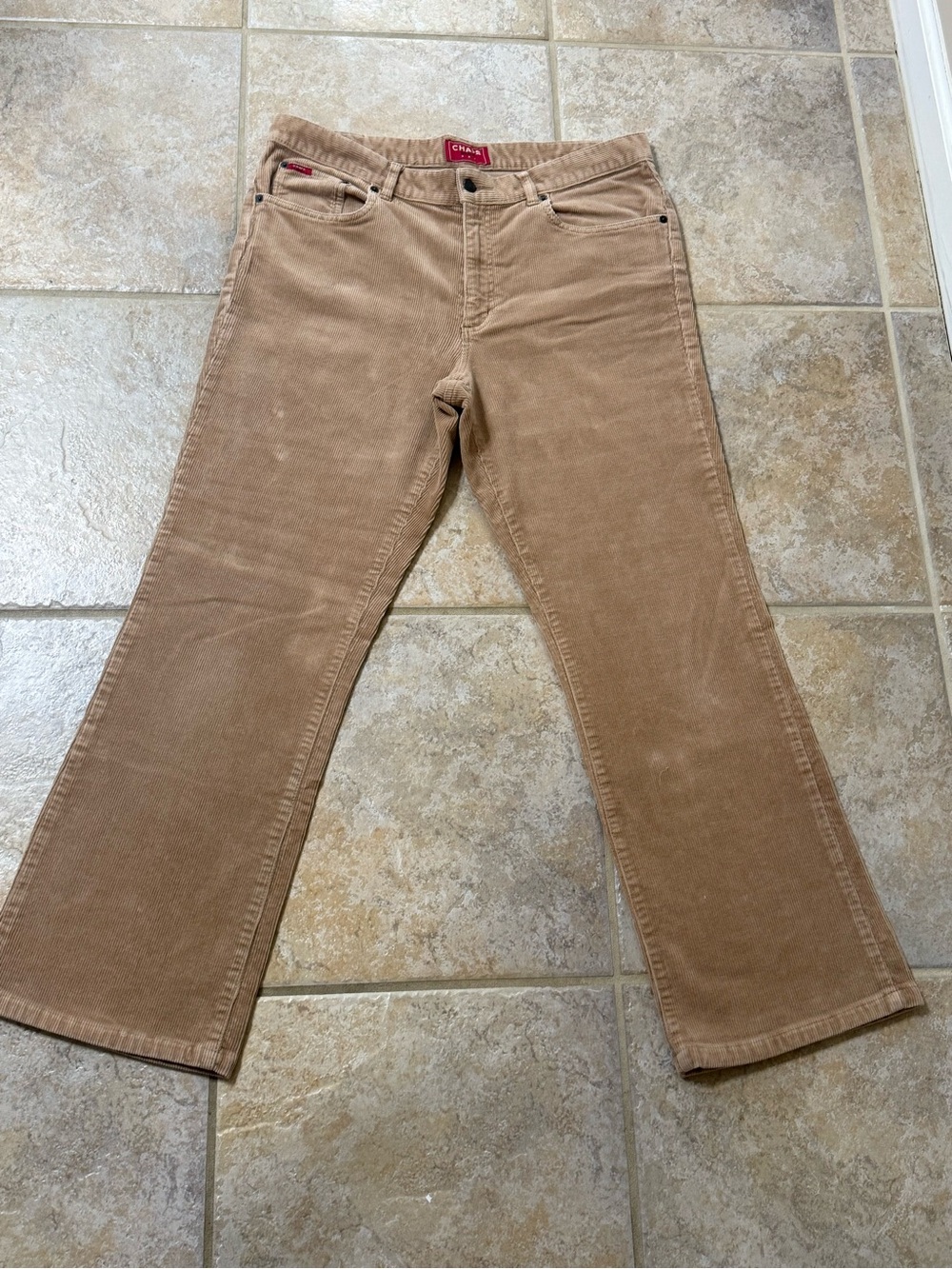 Vintage CHAPS DENIM Ralph Lauren Corduroy Pants in Tan